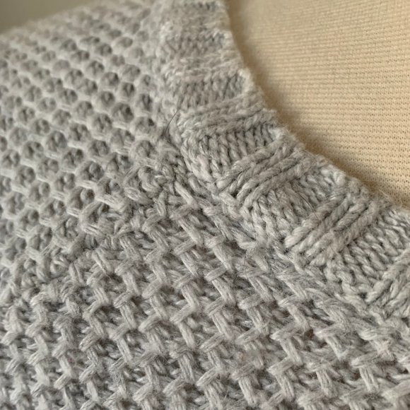 Merona gray moss stitch sweater XL - Picture 1 of 3